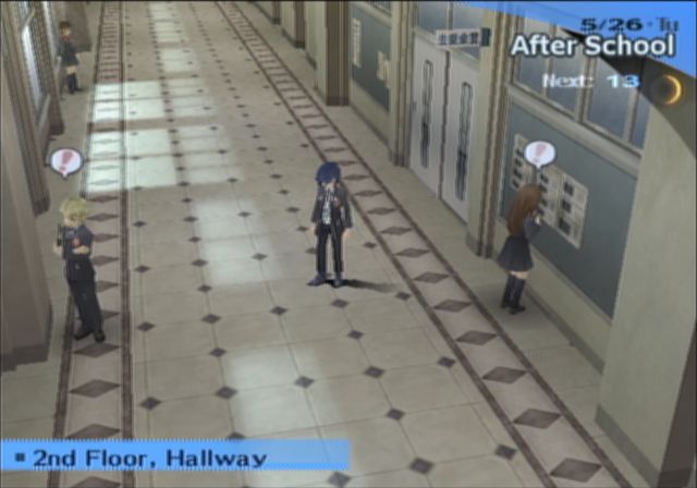ペルソナ3(PS2)→ ペルソナ3 フェス|ペルソナ3(PlayStation 2版のゲーム画面)|ゲーム画面例(資料画像 1)