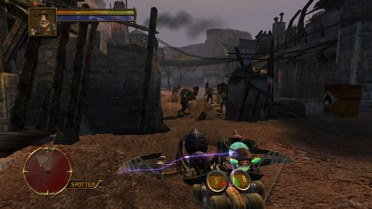 Oddworld: Stranger's Wrath → Oddworld: Stranger's Wrath HD｜後発版側｜ゲーム画面例（資料画像 5）