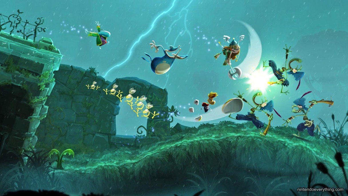 Rayman Legends → Rayman Legends Retold｜Rayman Legends（2013年版。PS4版画像は2014年移植）｜ゲーム画面例（資料画像 2）