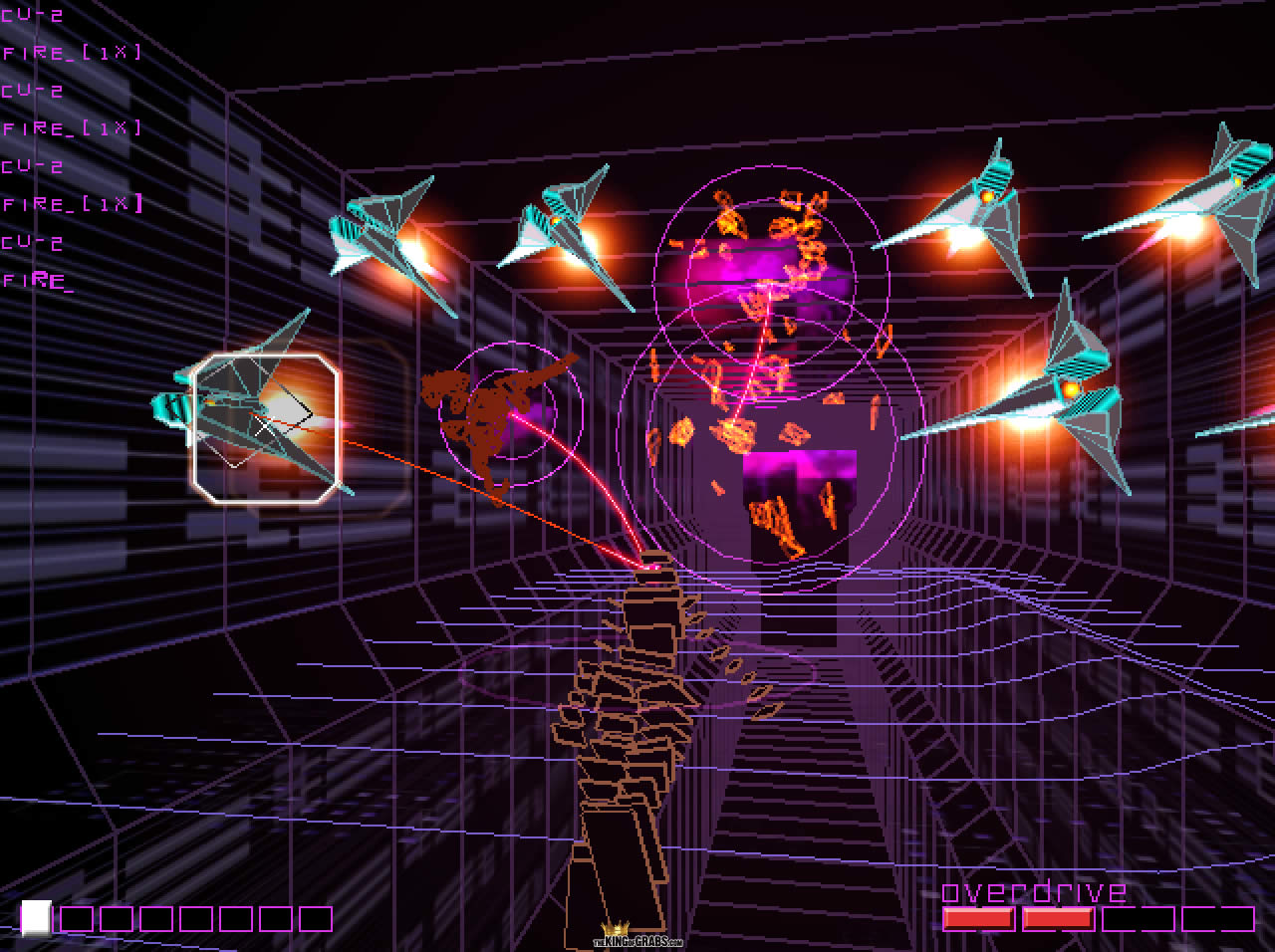 Rez → Rez HD|Rez(Dreamcast/PlayStation 2・2001年)|ゲーム画面例(資料画像 2)