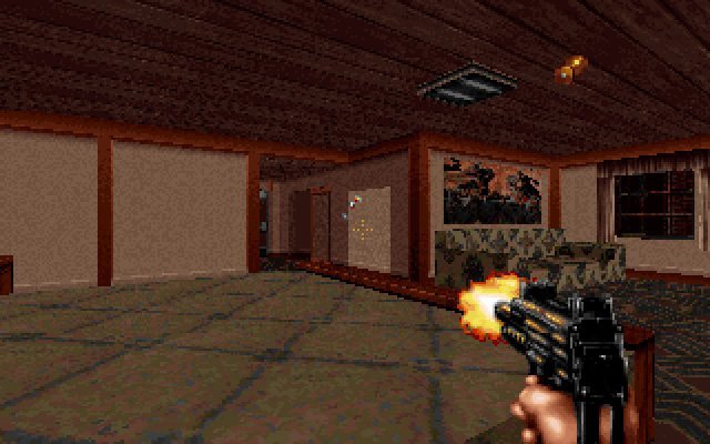 Shadow Warrior → Shadow Warrior Classic Redux|Shadow Warrior(DOS・1997年)|ゲーム画面例(資料画像 1)