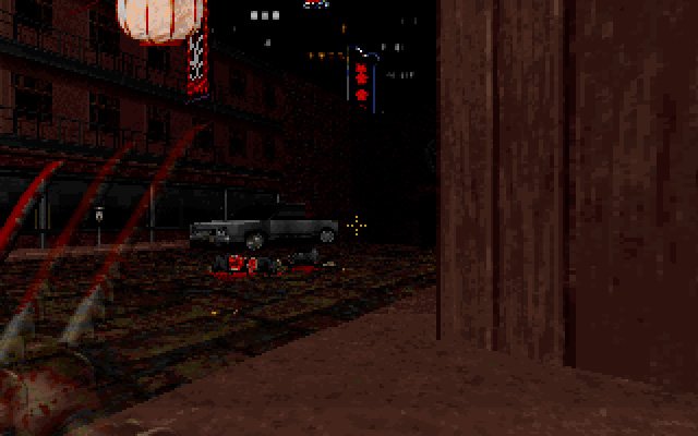 Shadow Warrior → Shadow Warrior Classic Redux|Shadow Warrior(DOS・1997年)|ゲーム画面例(資料画像 2)