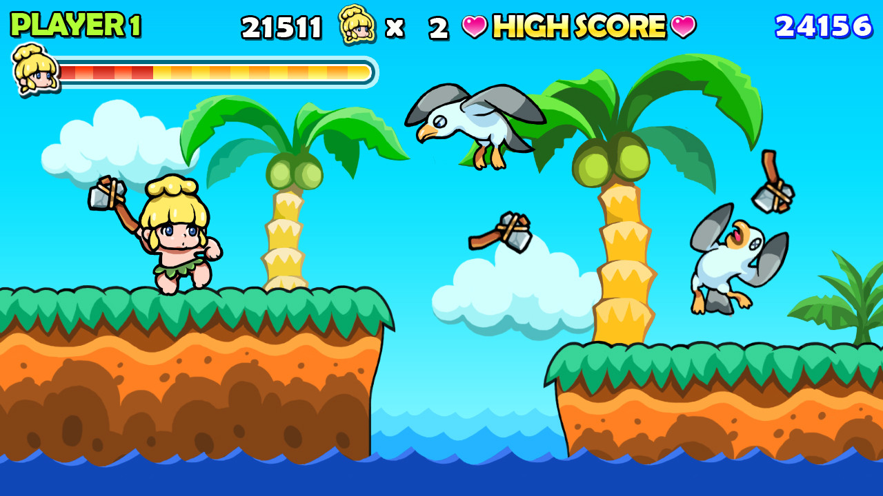 Wonder Boy → Wonder Boy Returnsのタイトル画像