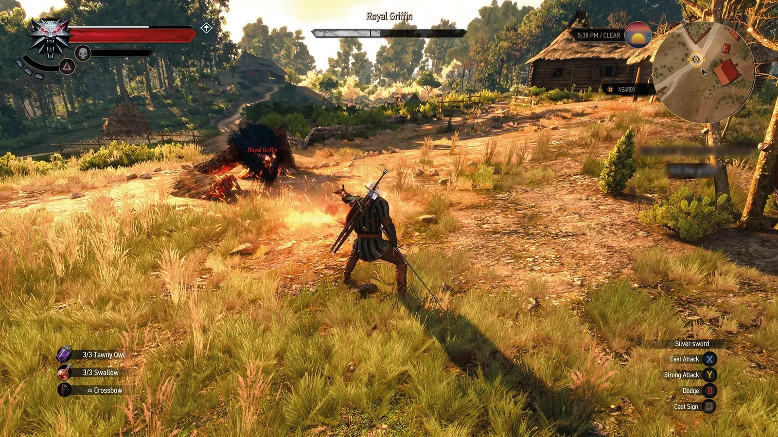 The Witcher 3: Wild Hunt（2015）とRemasteredの違い｜画面・戦闘・UIを比較｜The Witcher 3: Wild Hunt（2015年版）｜公開資料の画像例（資料画像 3）
