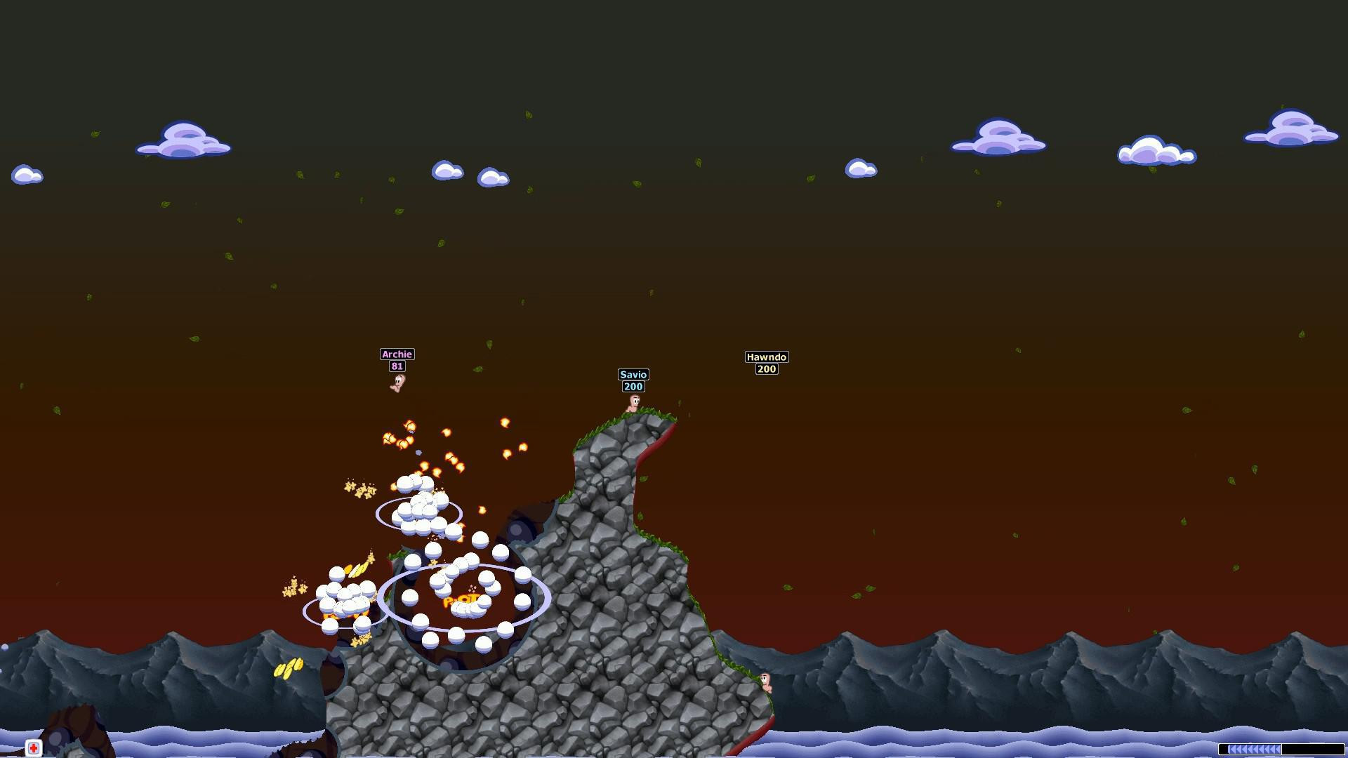 Worms World Party(2001)とRemasteredの違い|画面・操作・オンライン機能を比較|Worms World Party Remastered(2015年PC版)|ゲーム画面例(資料画像 6)