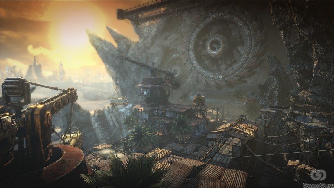 Bulletstorm（2011）→ Bulletstorm: Full Clip Edition（2017）｜追加モードと描画更新を比較｜Bulletstorm（2011年版・PC/家庭用機のゲーム画面）｜ゲーム画面例（資料画像 1）
