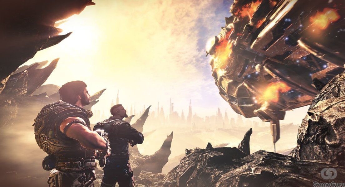 Bulletstorm（2011）→ Bulletstorm: Full Clip Edition（2017）｜追加モードと描画更新を比較｜Bulletstorm（2011年版・PC/家庭用機のゲーム画面）｜ゲーム画面例（資料画像 4）