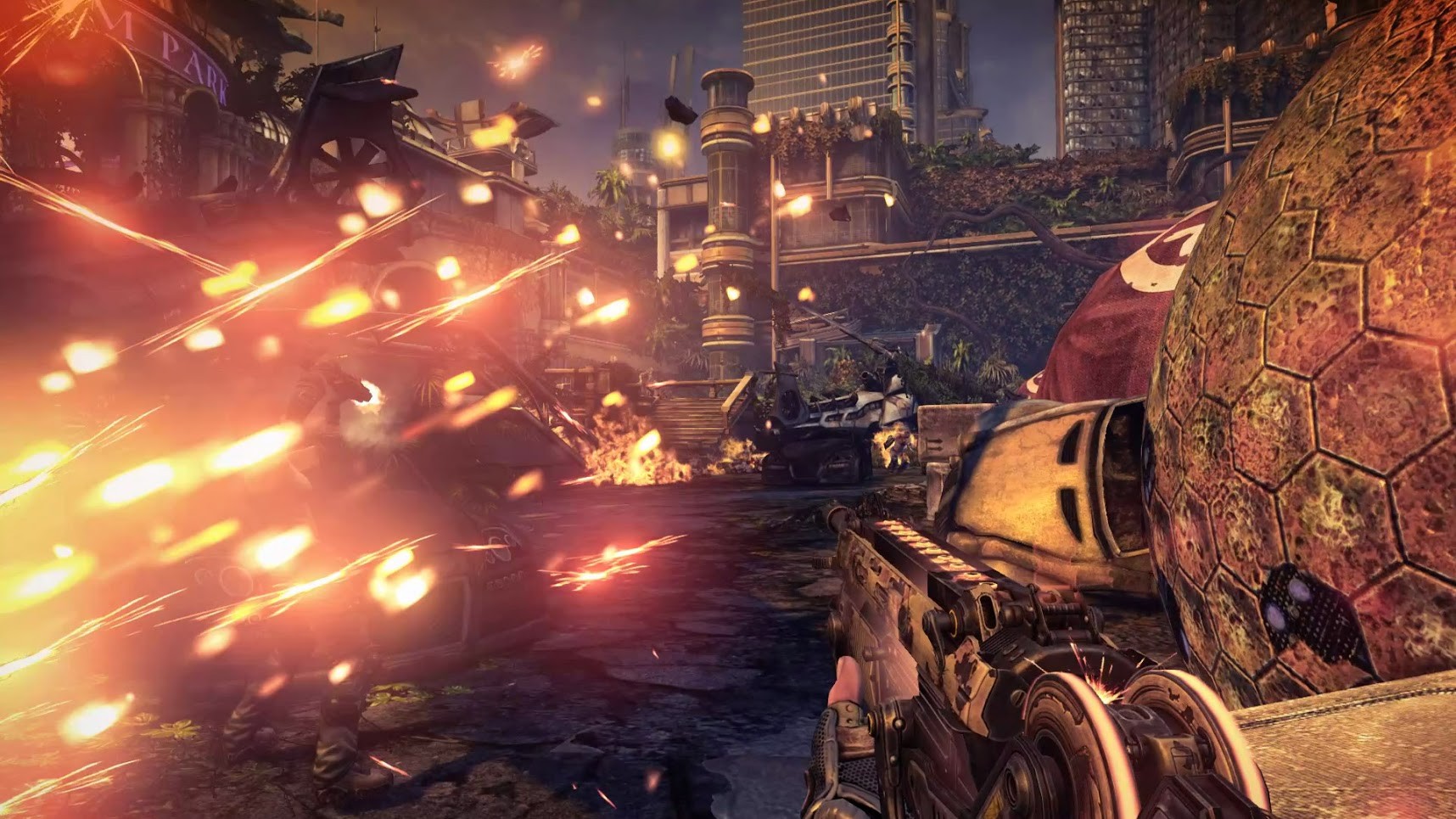 Bulletstorm（2011）→ Bulletstorm: Full Clip Edition（2017）｜追加モードと描画更新を比較｜Bulletstorm: Full Clip Edition（2017年版・後発機種のゲーム画面）｜ゲーム画面例（資料画像 5）