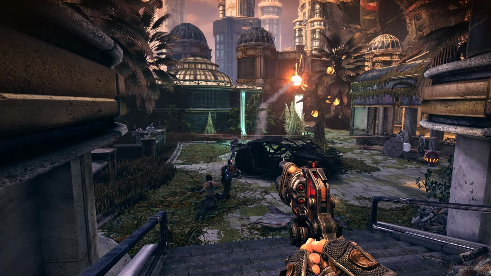 Bulletstorm（2011）→ Bulletstorm: Full Clip Edition（2017）｜追加モードと描画更新を比較｜Bulletstorm: Full Clip Edition（2017年版・後発機種のゲーム画面）｜ゲーム画面例（資料画像 6）