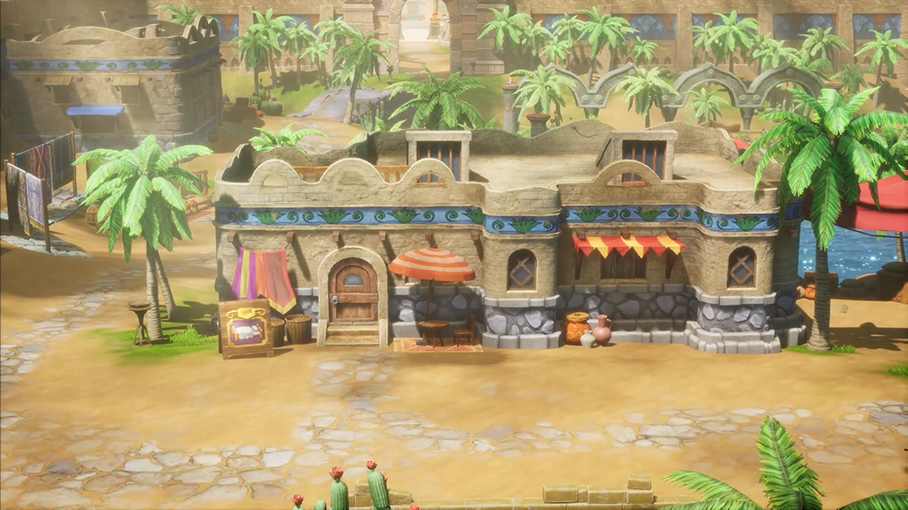 HD-2D版ドラゴンクエストIIIの公式ゲーム画面：イシス