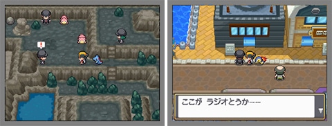 ジョウトの町と伝説｜2009 DSリメイクの比較画像